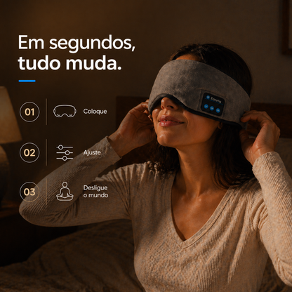 SleepBand® Máscara de Dormir com Bluetooth