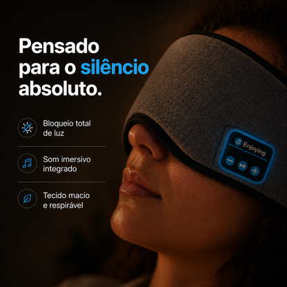 SleepBand® Máscara de Dormir com Bluetooth